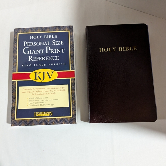 KJV Personal Size Giant Print Reference Edition Bible Hendrickson Bibles - Picture 3 of 14